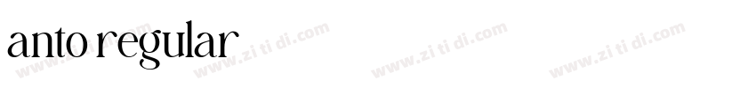anto regular字体转换 anto regular字体转换